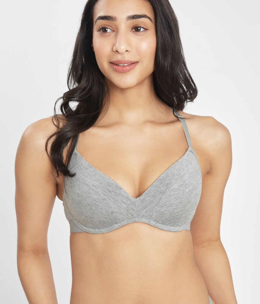  Womens Push Up Bra Wireless Padded No Underwire Bralettes  Lace Plunge Bras Olive Grey 36A