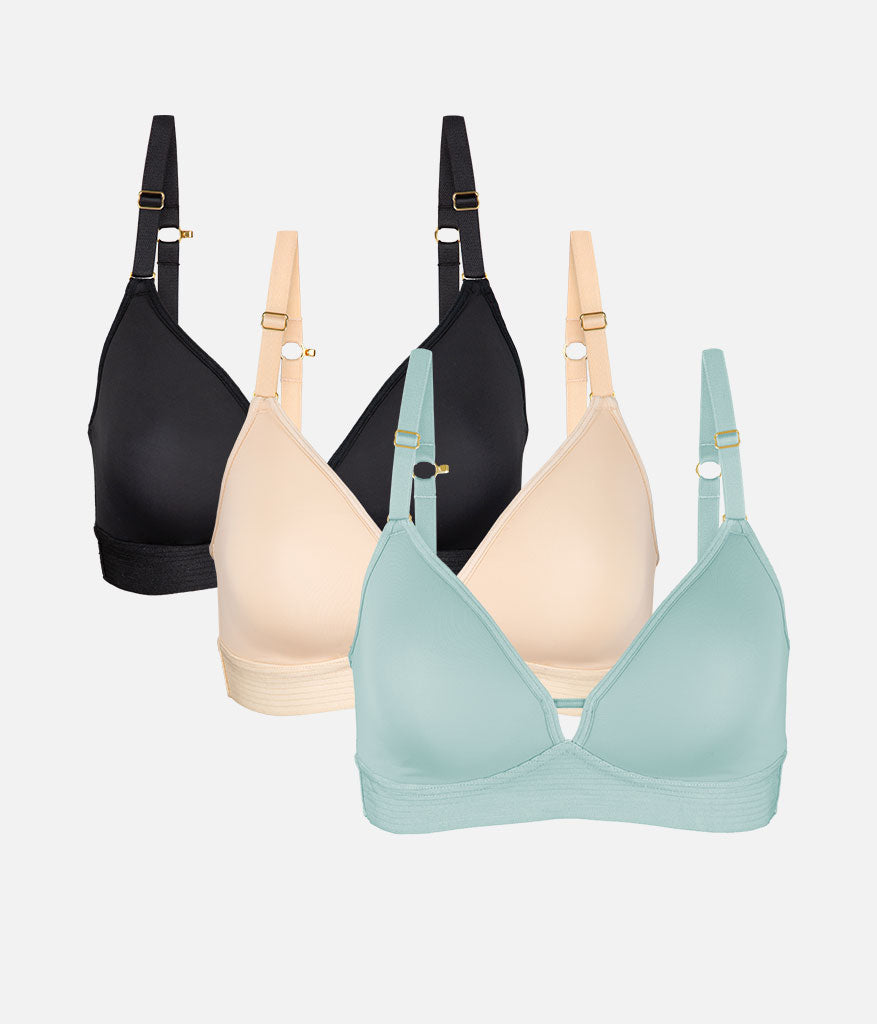 Women Comfort Wireless Bra,Full Coverage Adjustable Gathering Bras with  Support,Push up No Underwire Everyday Underwear : : Clothing,  Shoes 