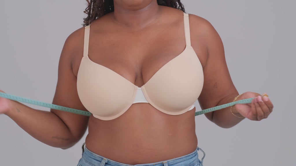 Spacer Wireless Padded Bra, Toasted Almond