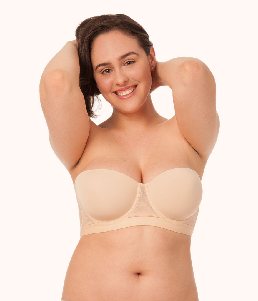 Lively The Spacer Balconette Bra In Toasted Almond