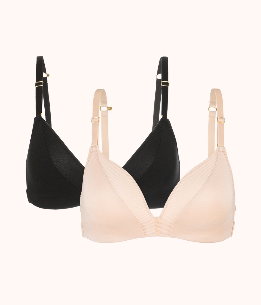All.You.LIVELY All.You. LIVELY Women's All Day Deep V No Wire Bra