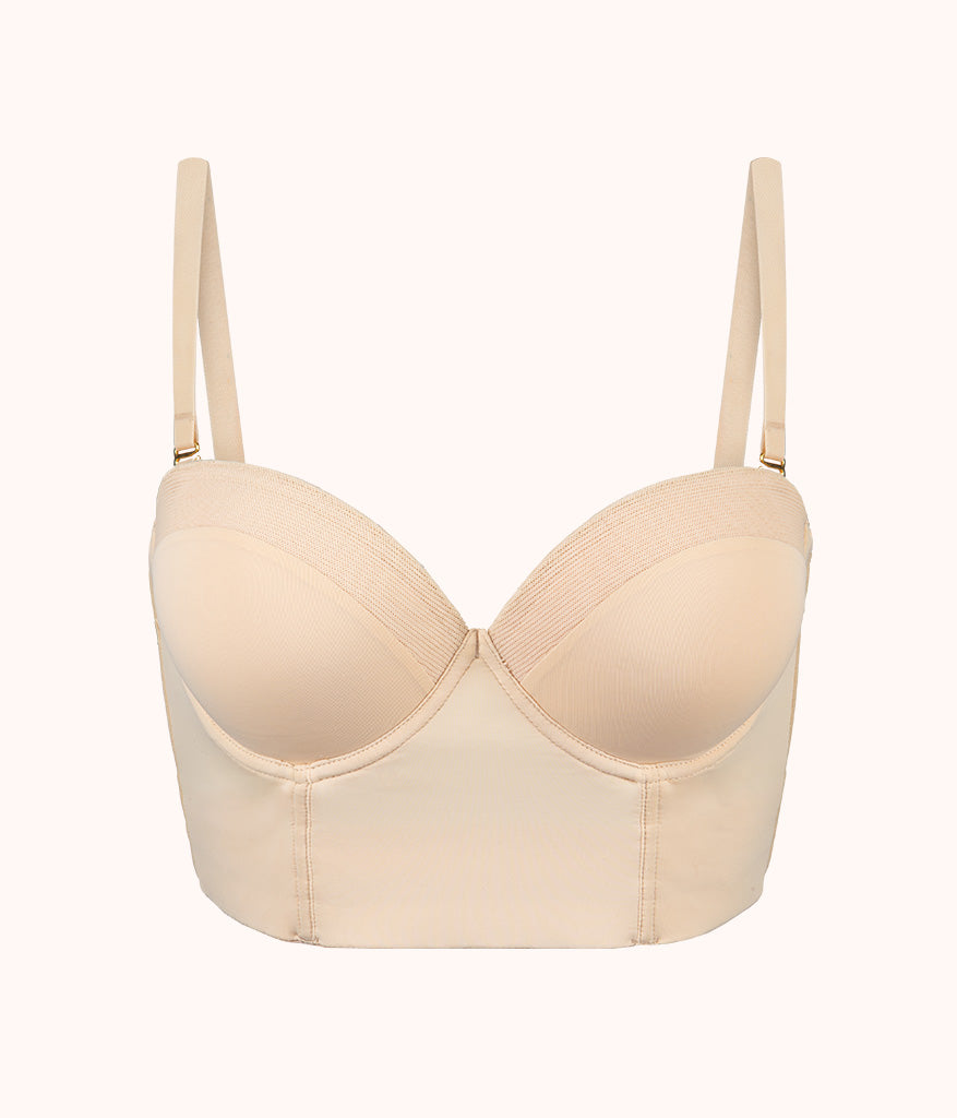 Low Back Strapless Bra | Toasted Almond | LIVELY
