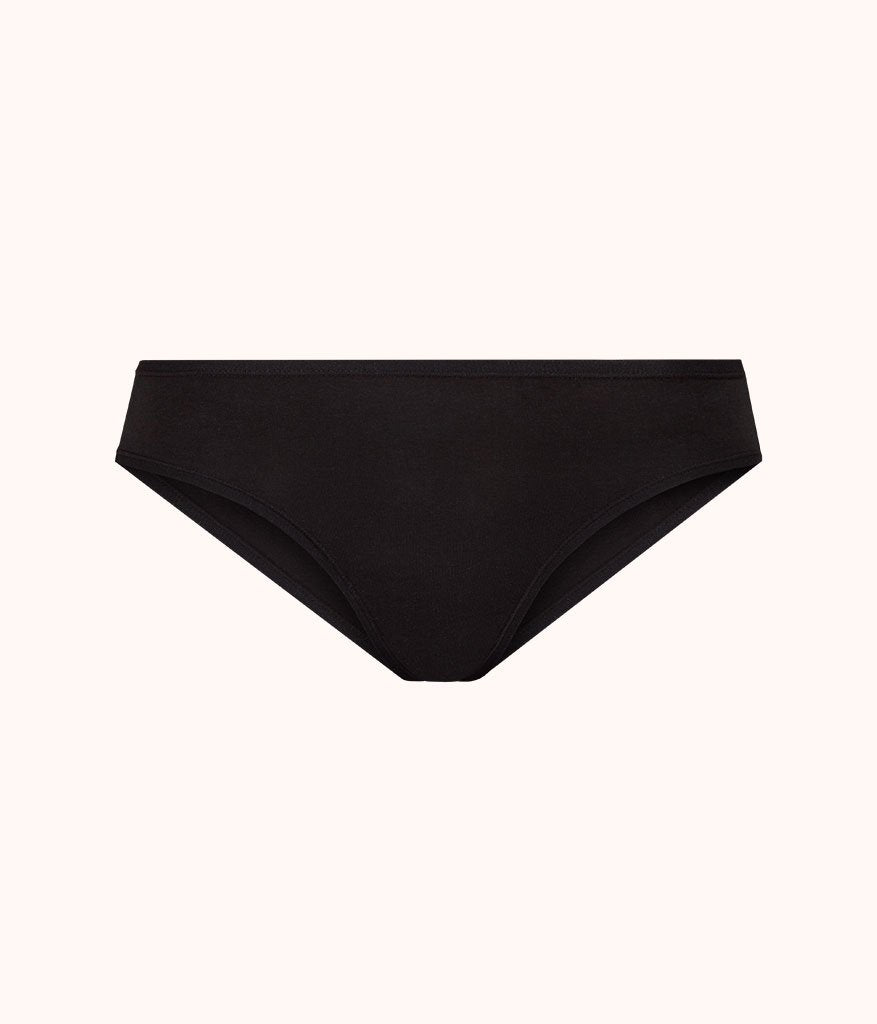 Buy CLOVIA Ultra Low Waist Bikini Panty in Black - Cotton
